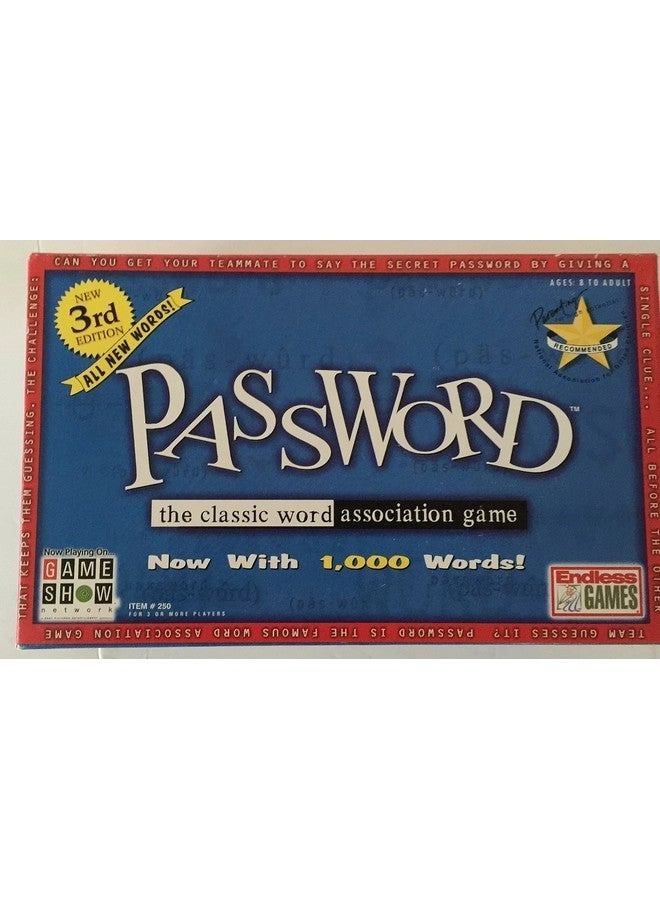 Endless Games Password: 3rd Edition
