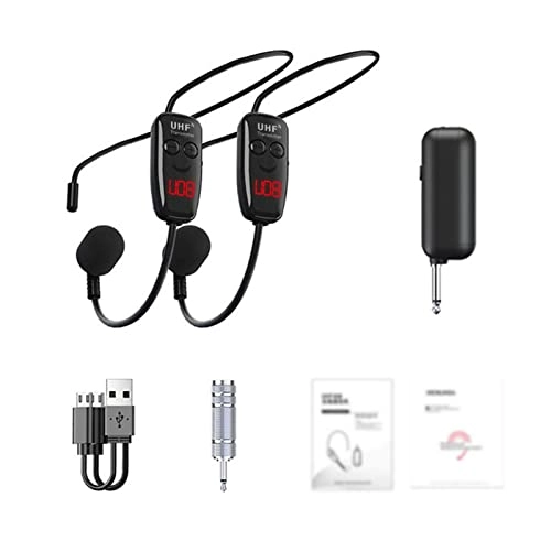 UHF Wireless Microphone Headset - 2 UHF