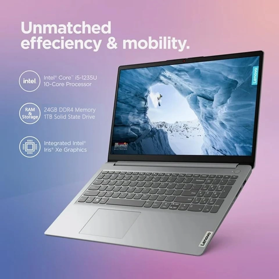 IdeaPad 82QD - 15.6'' Core i5-1235U 16GB DDR4 1TB SSD