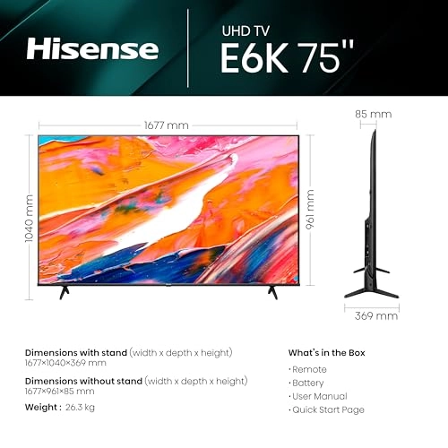 75E6K - 75 inch