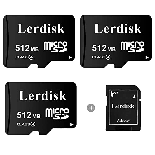 Lerdisk Micro SD Card - 512MB 05GB Pack