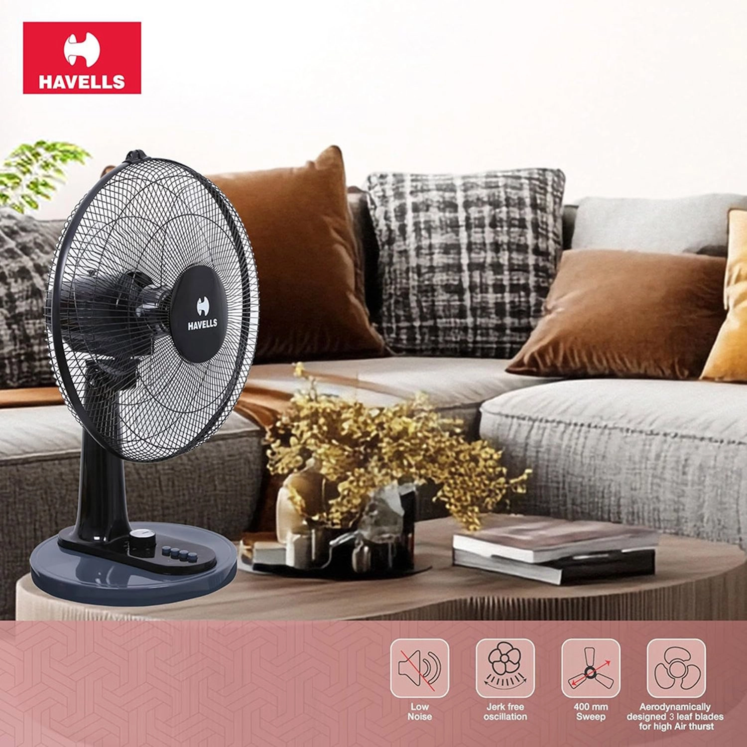 Rigo - Table Fan 400 Millimeters