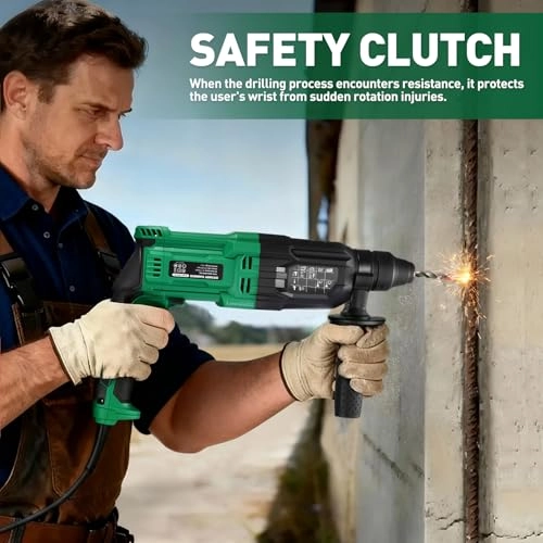 SDS-Plus Rotary Hammer Drill - 8 Amps 1"