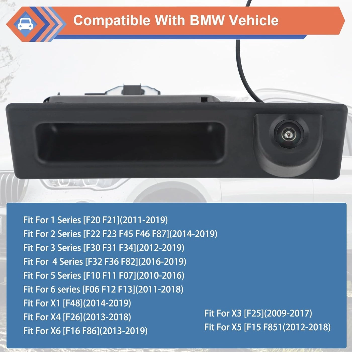 Rear View Camera - 6M Video Cable 1280x720p