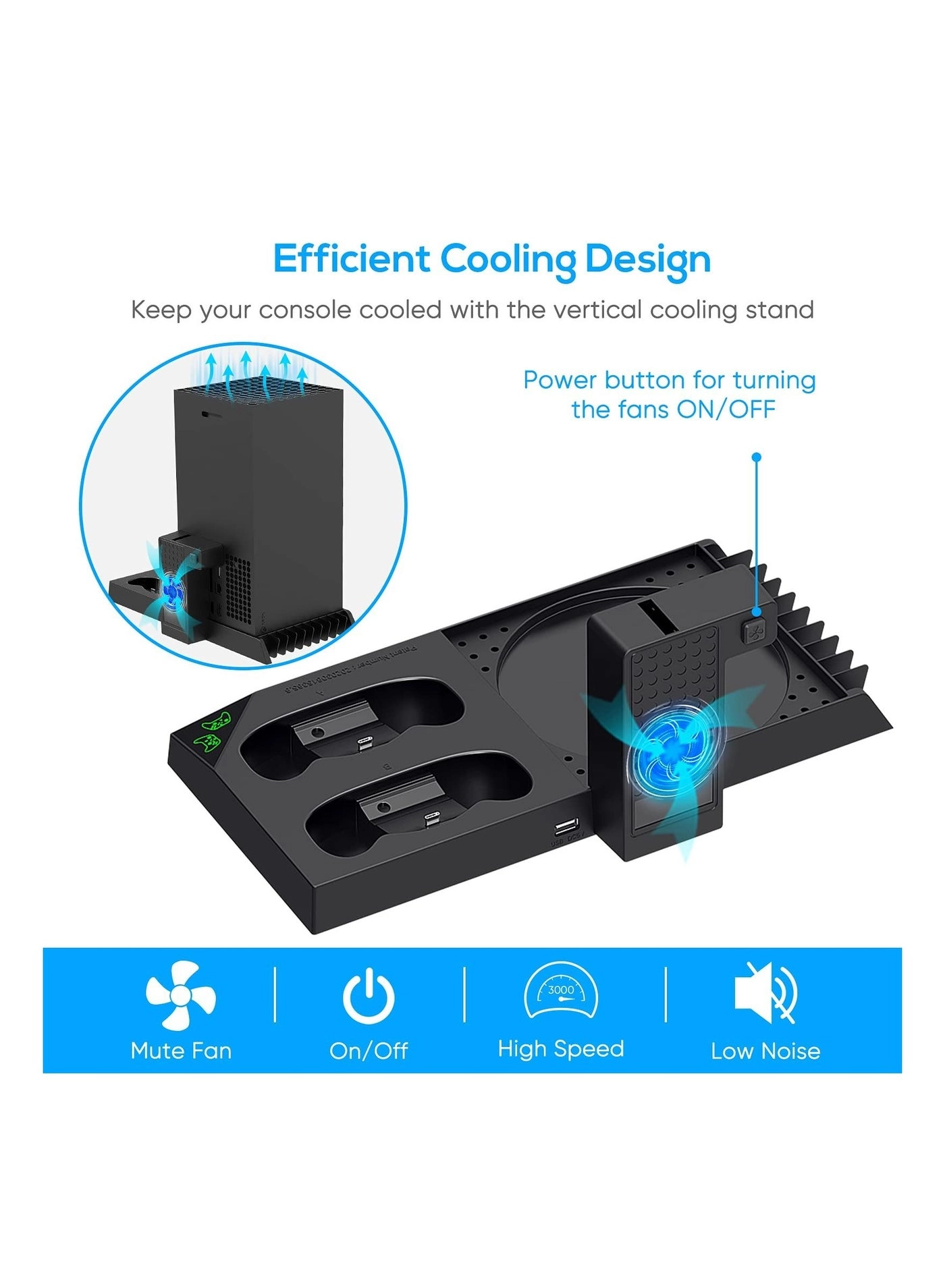 Vertical Cooling Stand - Xbox Series X