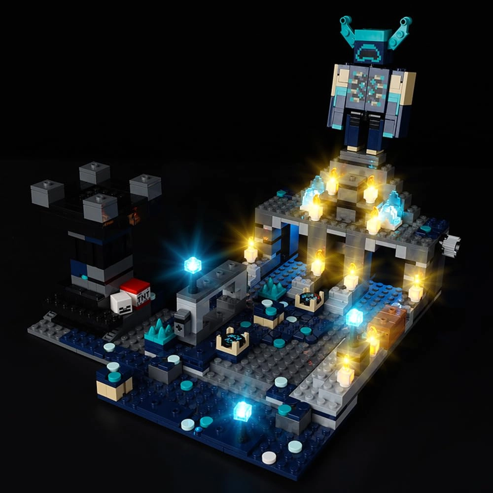 Kyglaring LED Lighting Kit for LEGO Minecraft The Deep Dark Battle 21246