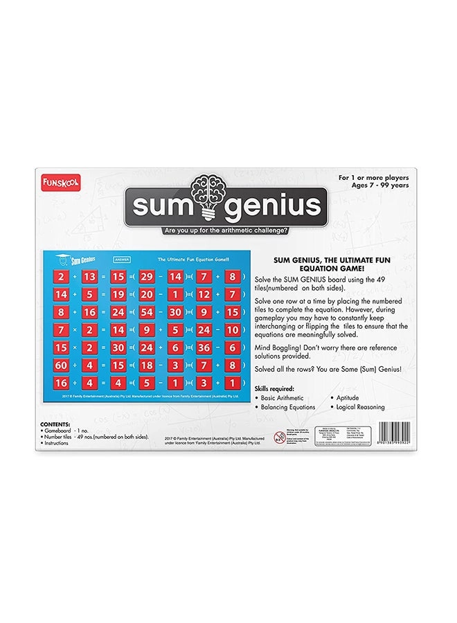 Sumgenius Number