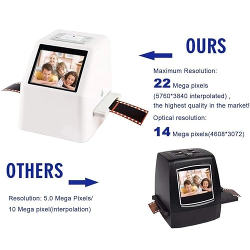 Digital Film Scanner - 120 1080P LCD Screen