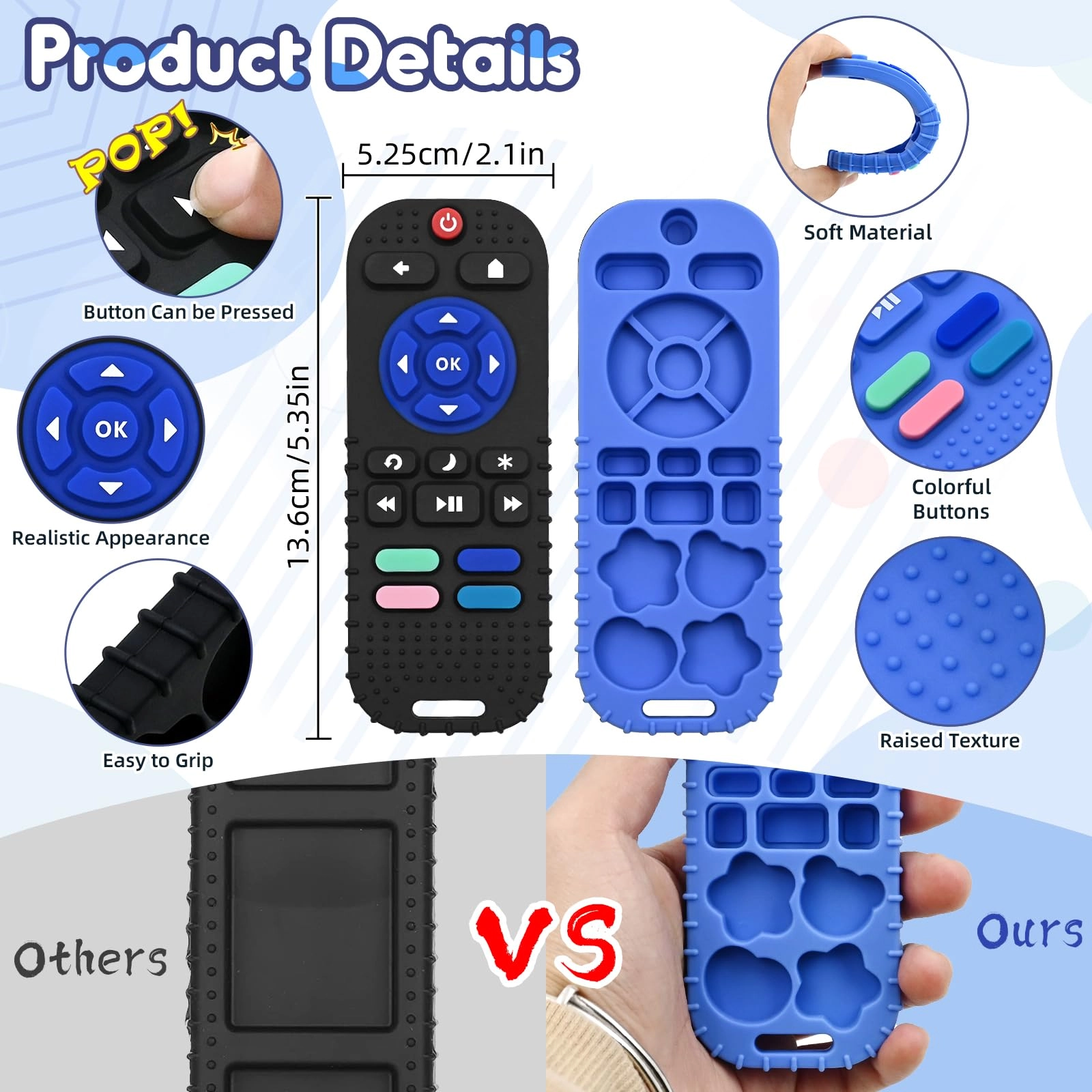 Remote Control Teether - Silicone
