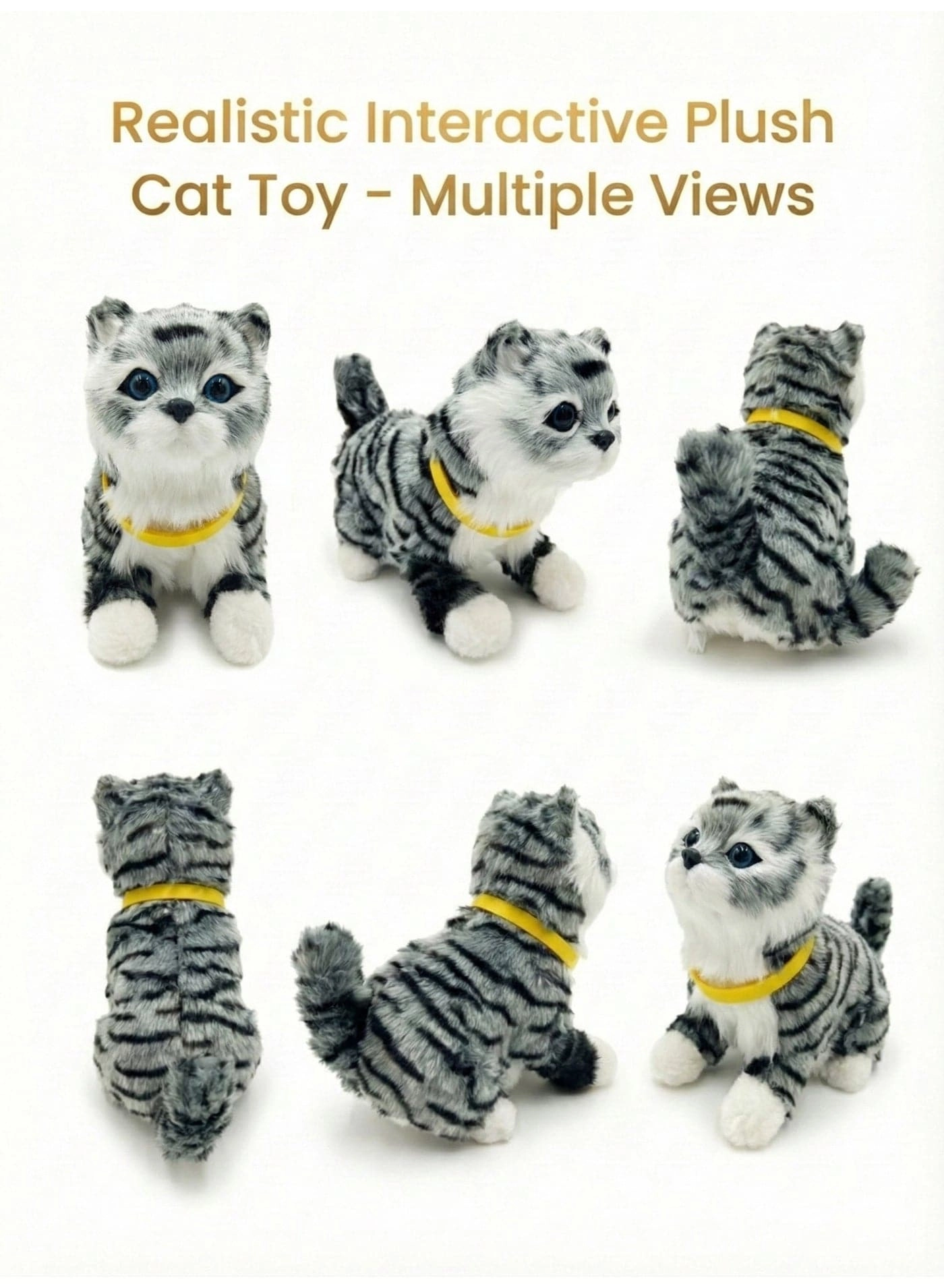 REZZOSS Plush Kitten - 3 years+