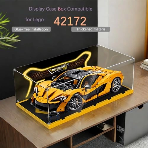 Display box for Lego 42172 McLaren P1 - 62 x 31 x 20 cm Acrylic