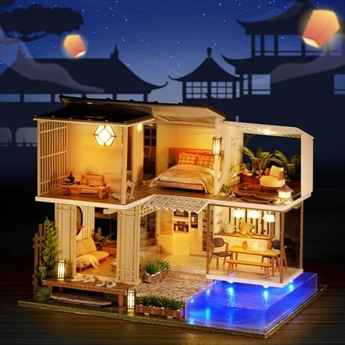 Miniature Dollhouse Kit - Elegant and Quiet 1:24