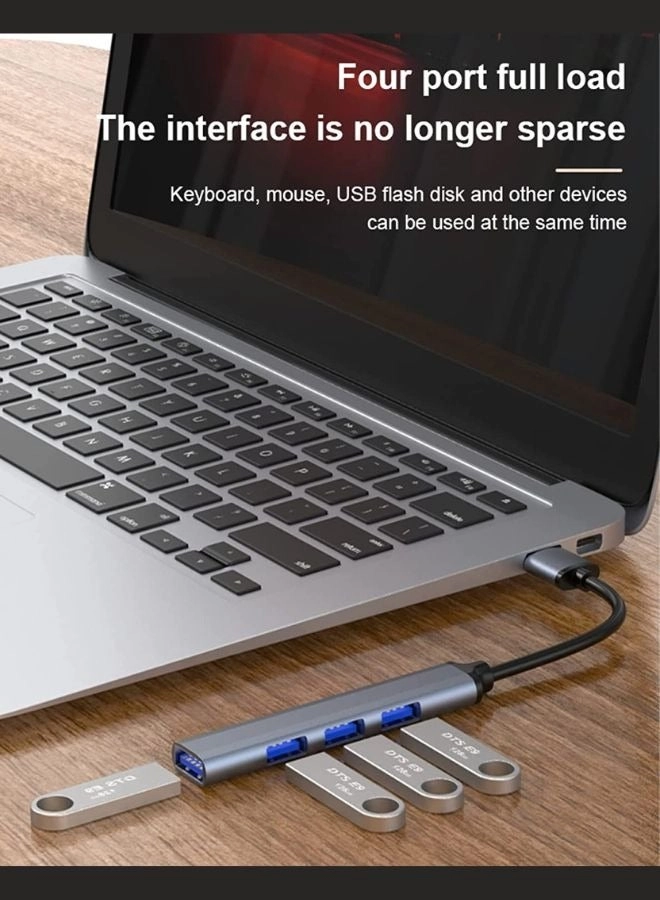 4 Ports HUB - USB 3.0 5Gbps LED