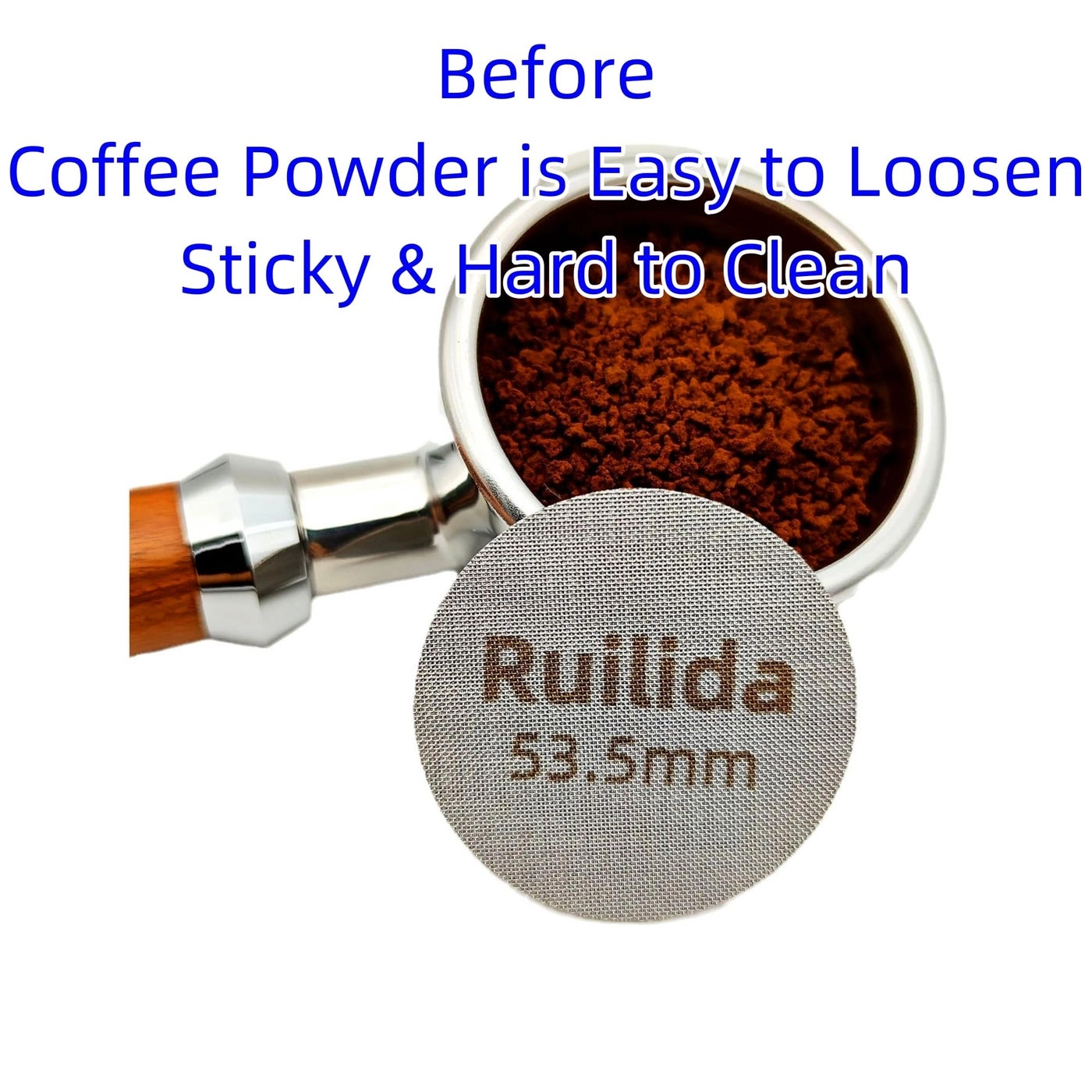 Espresso Puck Screen - 2 Packs 53.5mm 316 Stainless Steel