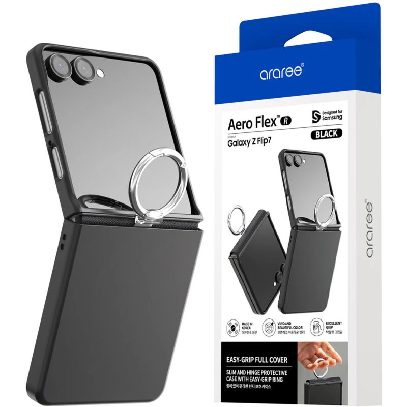 araree Aero Flex R Flip Cover Mobile Case with Ring for Samsung Galaxy Z Flip7