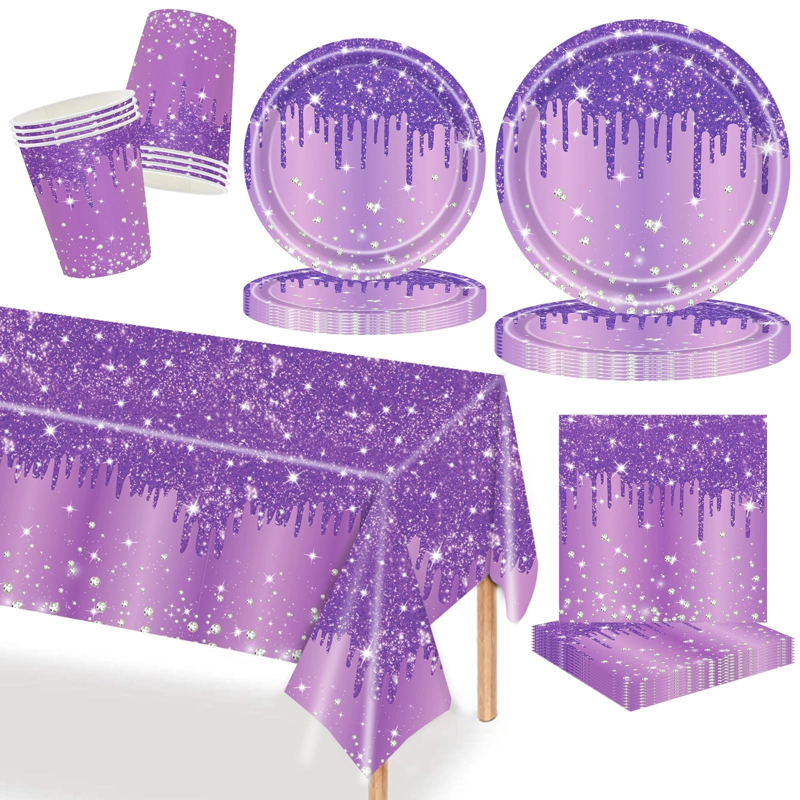 MORAINJAY Party Tableware Set - 69 Pcs Birthday