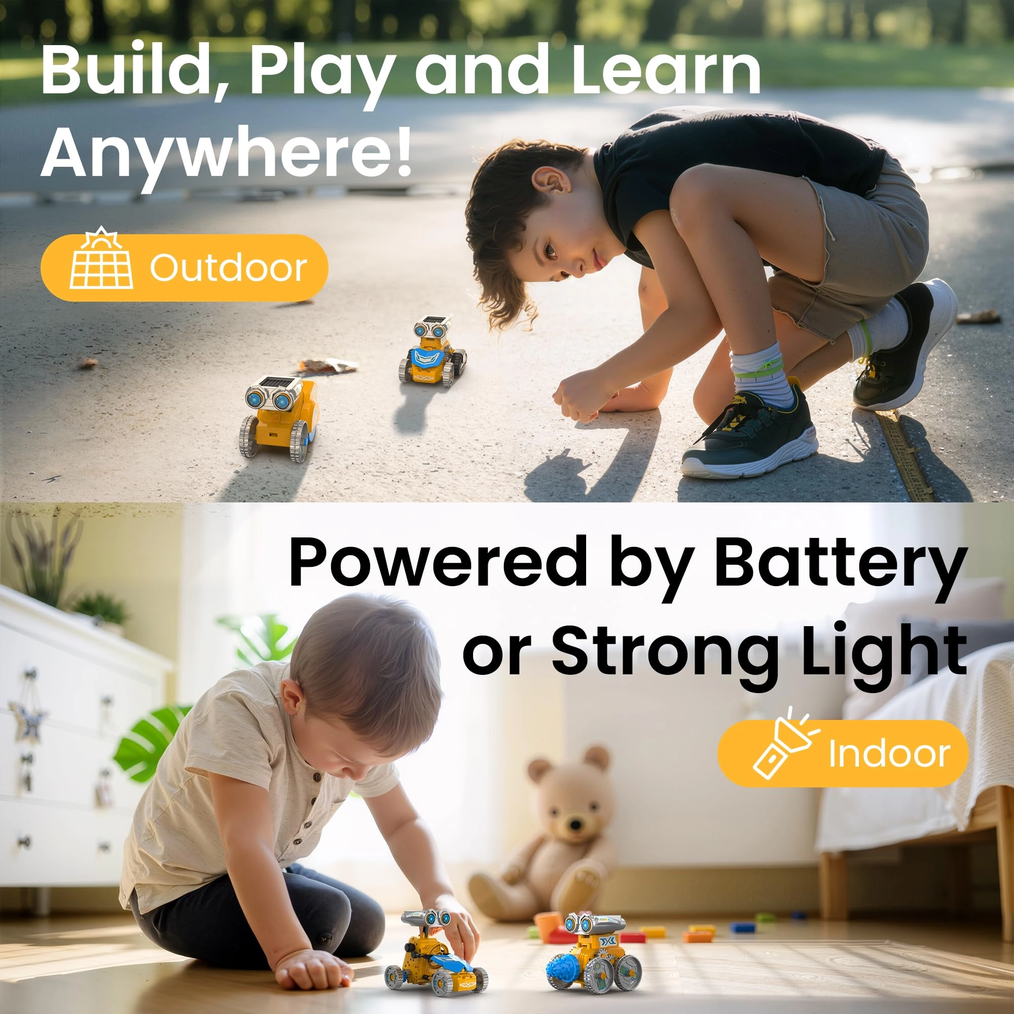 Solar Robot Building Kit - 211 pieces Engineering