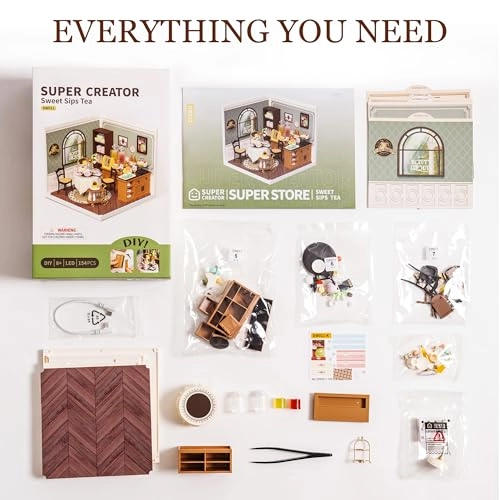 DIY Miniature House Kit - Hong Kong Bites Cafe