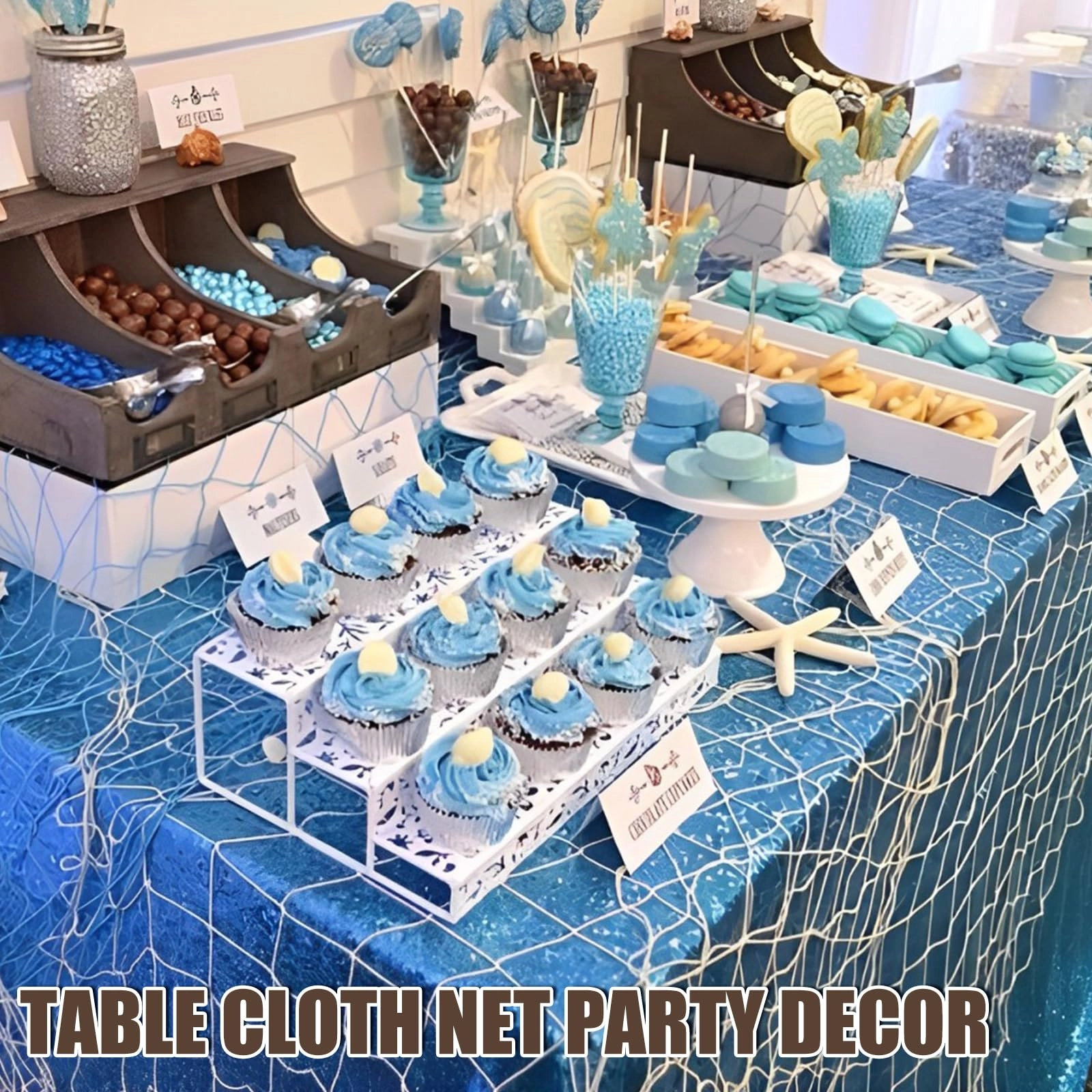 Fish Net Decorations - 2 Pack Party