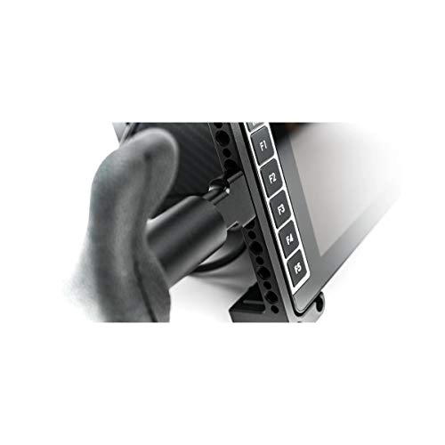 Lightweight Black Rubber Monitor Handles - Adjustable Neoprene Neck Strap Compatible with Smart 7 Series