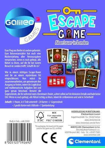 Escape Game - Adventure in London (German)