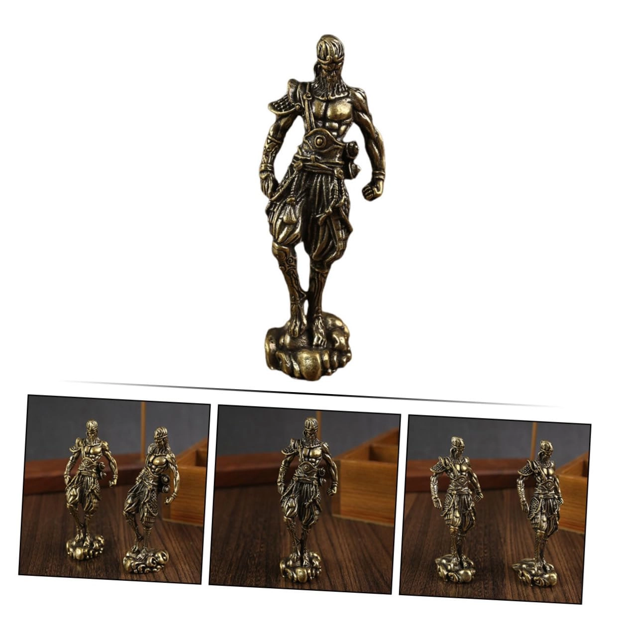 Monkey King Statue - Brass
