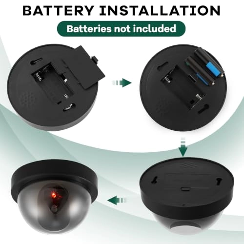 Dummy CCTV Dome - Indoor Outdoor Pack