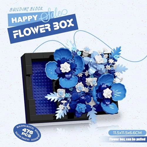 Flower Building Blocks Jewelry Box - 476pcs