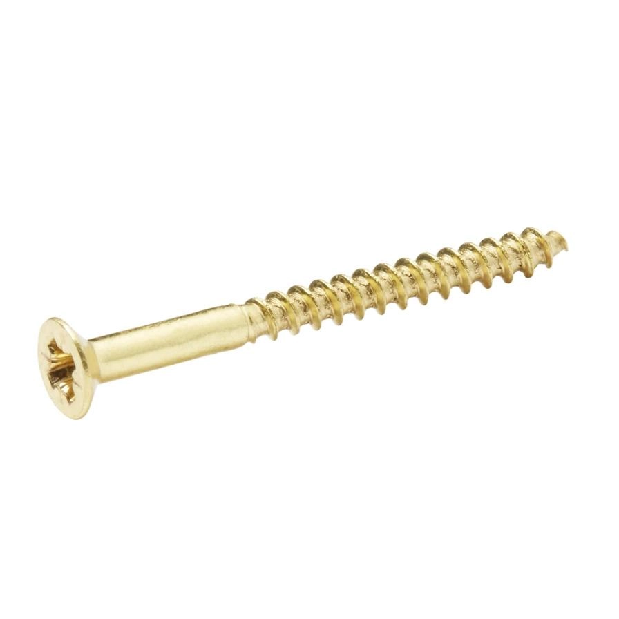 Brass Wood Screw Pack 3.5mm 40mm