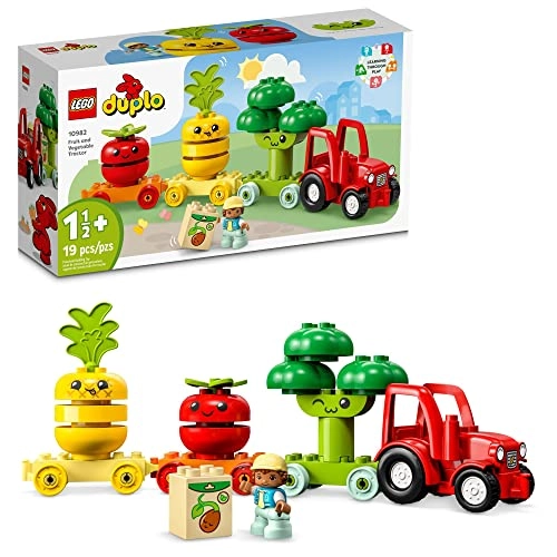 DUPLO My First Fruit and Vegetable Tractor (10982) - Multicolor 18 months and up