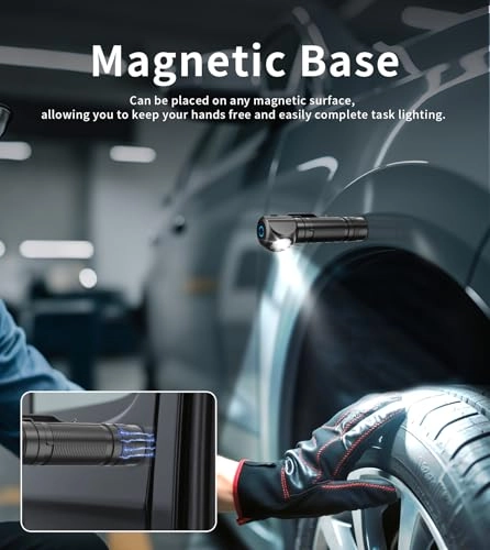 TH06 - Keychain Rechargeable Black 4000mAh