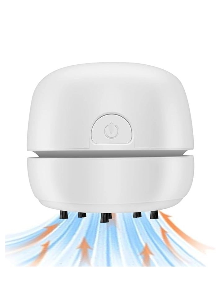OUYoo desktop vacuum - USB rechargeable Cordless White