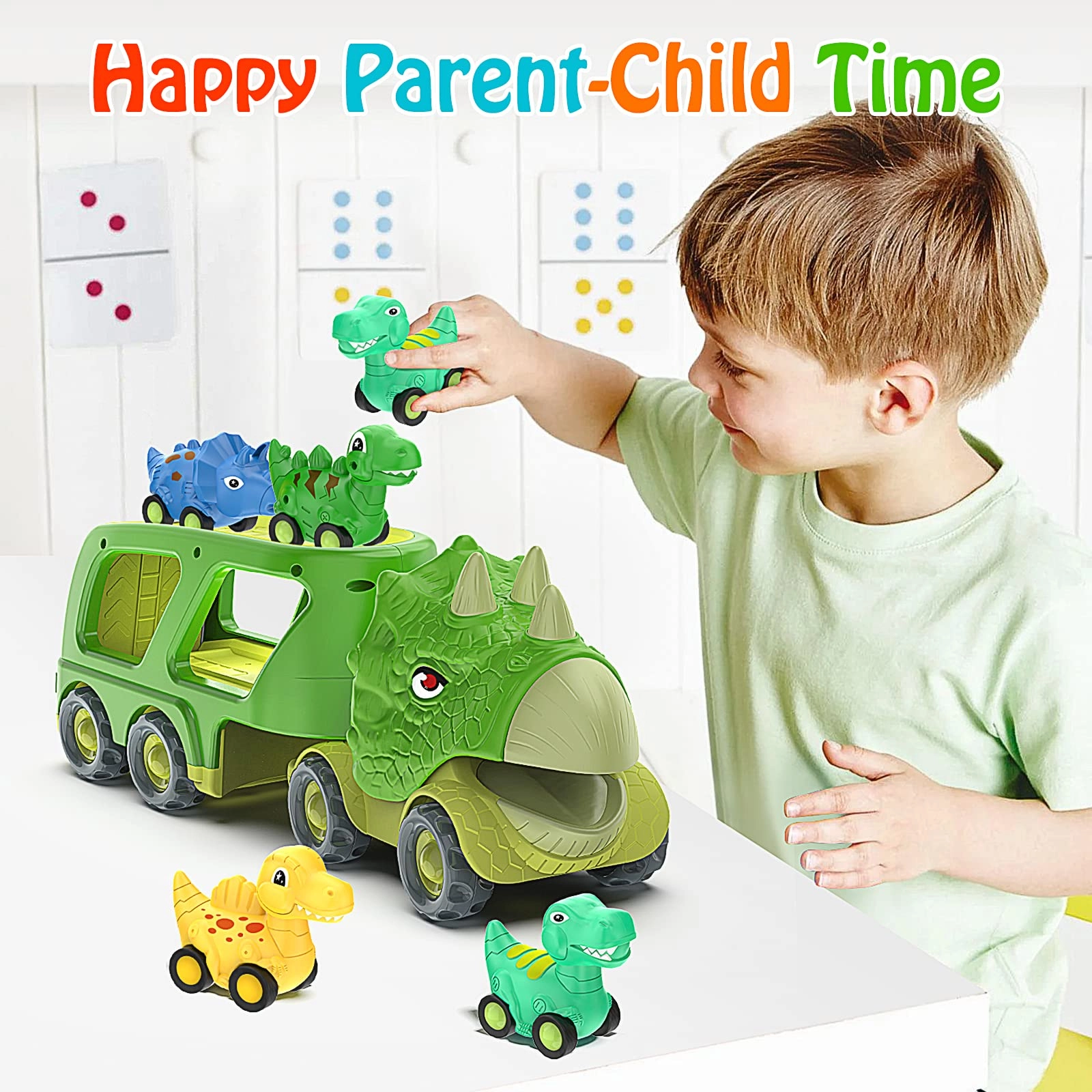 Dinosaur Car Toy - 4pcs