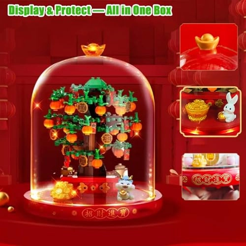 Lighted Glass Display Case - 15 x 15 cm 3 mm acrylic