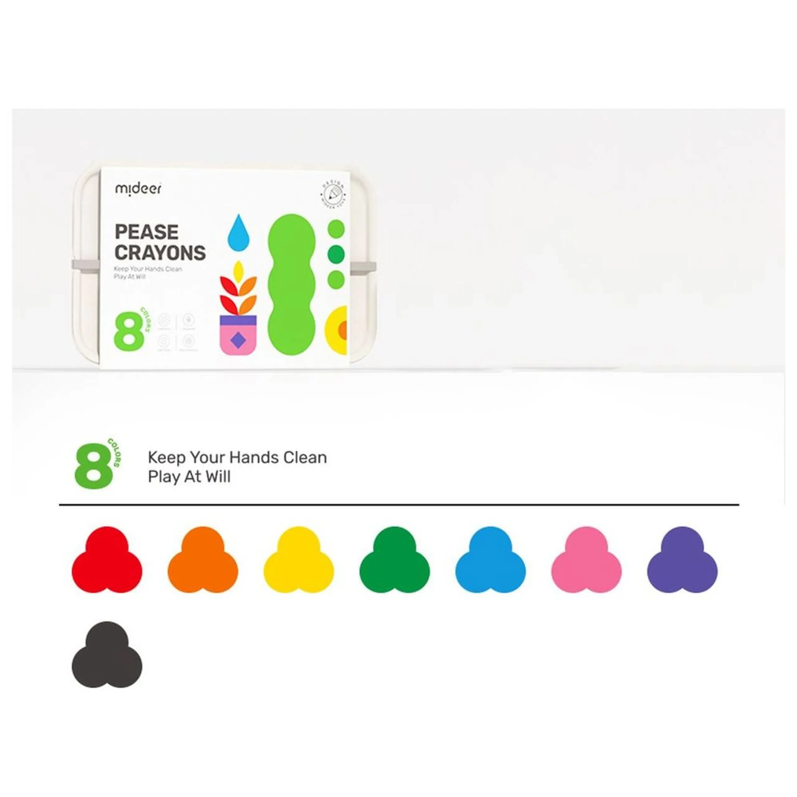 Pease Crayons - 8 Colors
