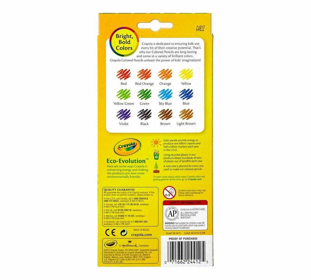 Erasable Colored Pencils - 12 Pcs