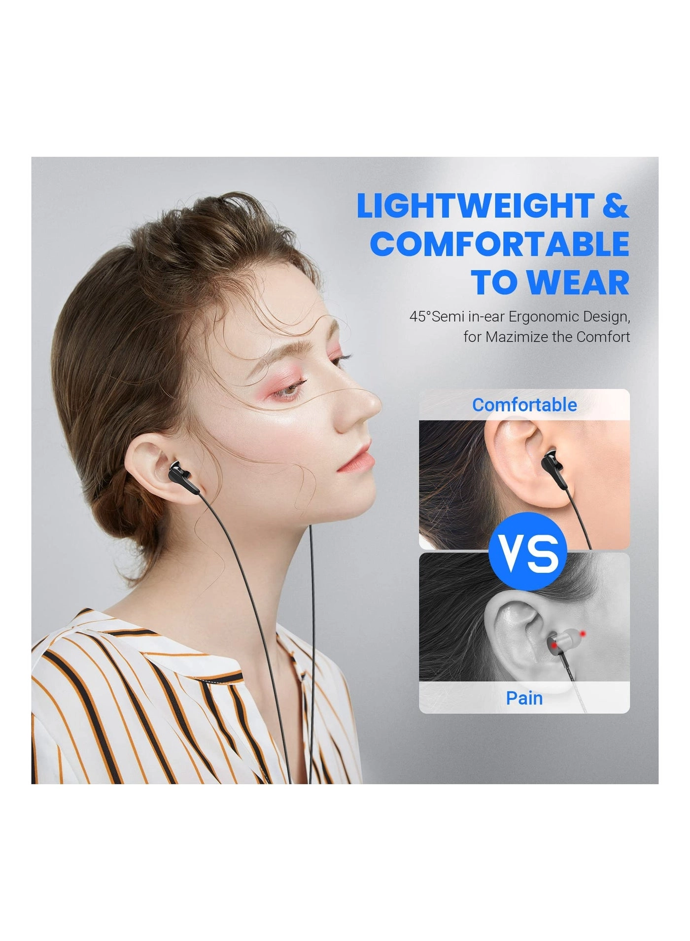 USB C Headphones Wired Earbud