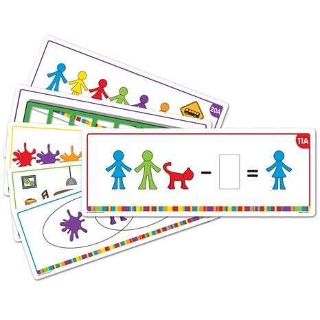 Learning Resources All About Me Family Counters Activity Cards - Suitable for 3 years and above 21 pieces