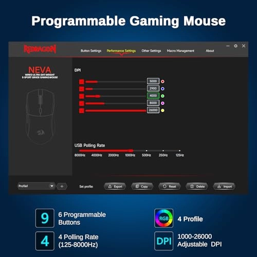 M815 Gaming Mouse - Wired