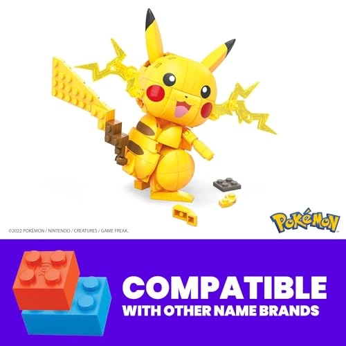 Pokémon Snorlax Building Set (887961852233) - Poseable Limbs