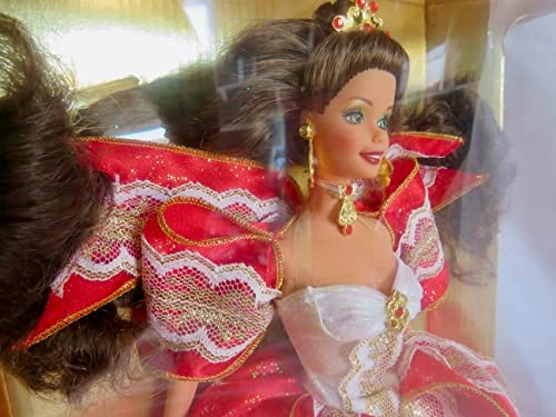 Barbie Happy Holidays 1997 - Brunette 10th Anniversary Ages 4+