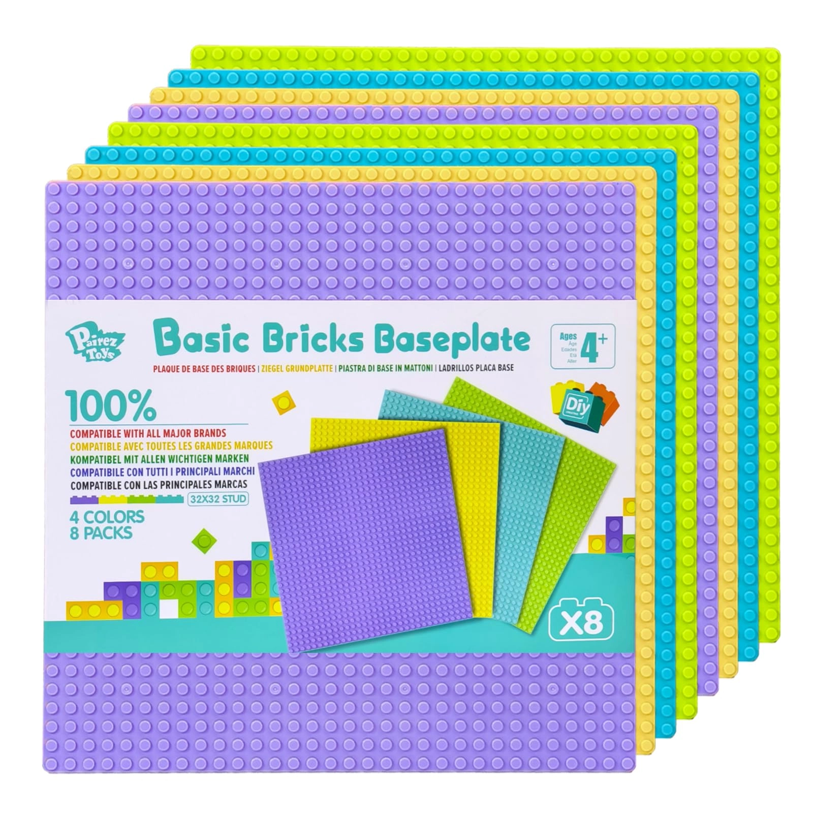 Pairez Toys Baseplates - 8 pcs