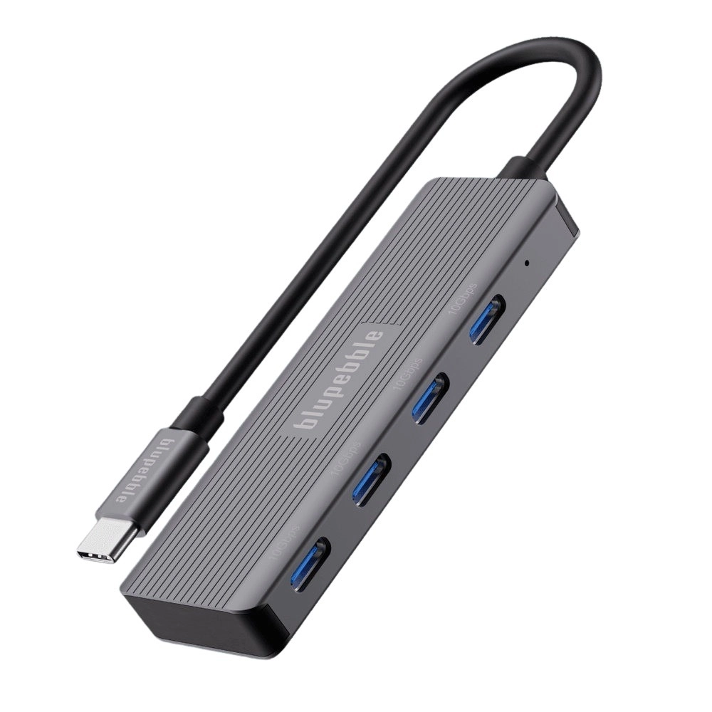 blupebble C4 Multiport Hub - 4-Port USB-C 3.2