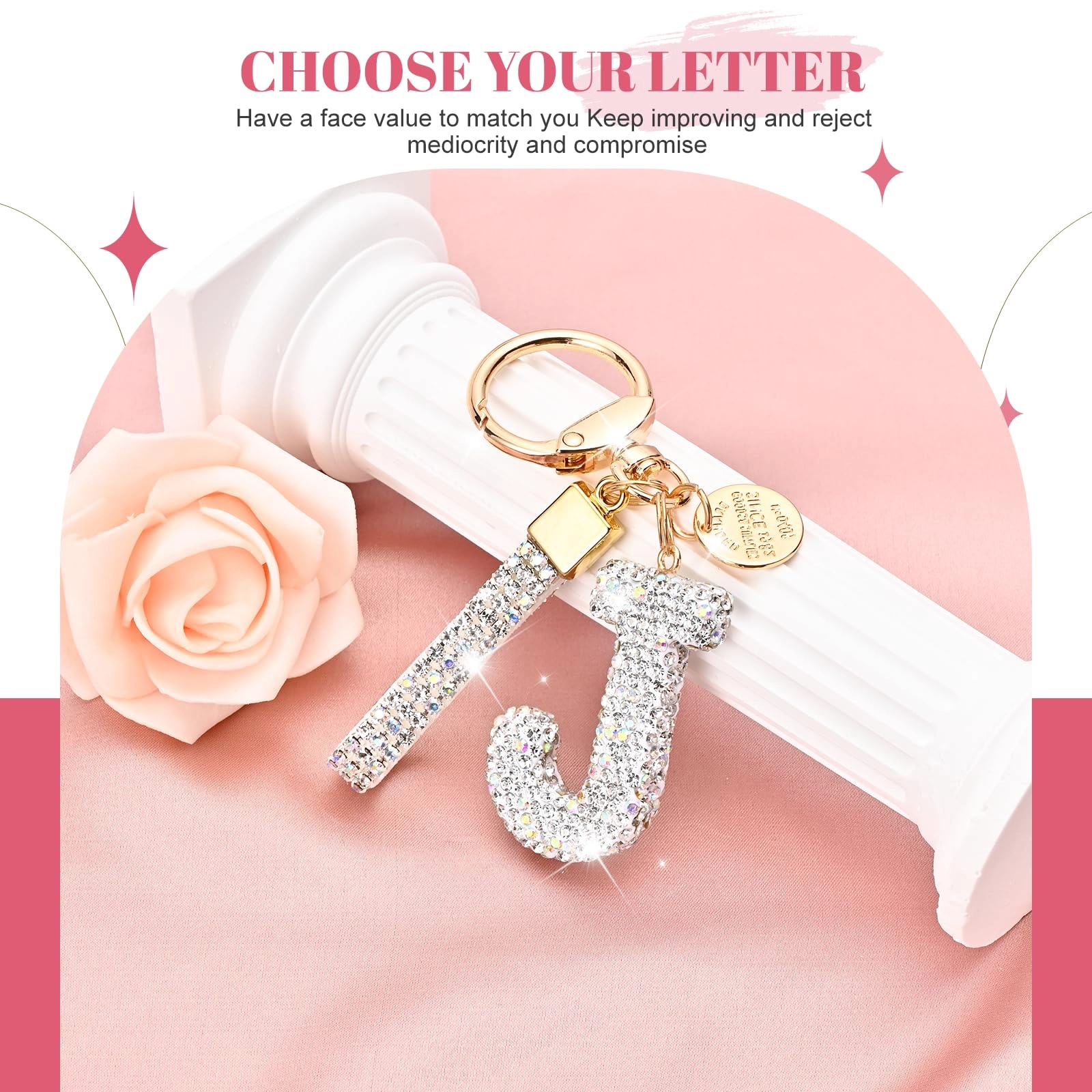 Initial Letter Keychain