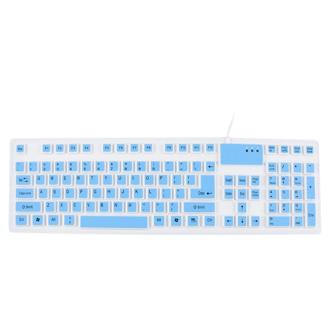 Multimedia Wired USB PC Keyboard - Wired