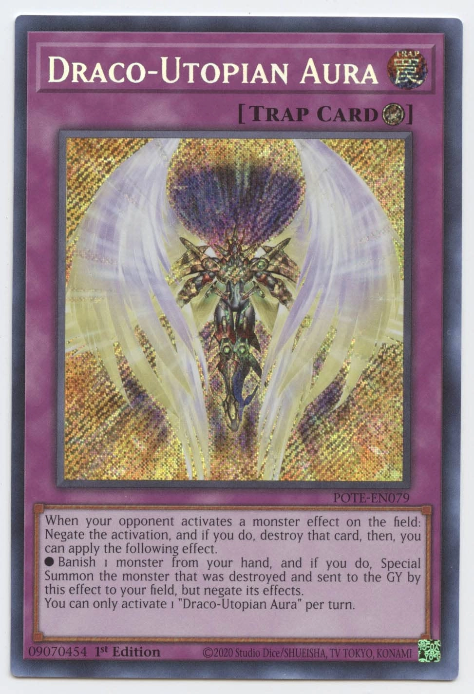 Yu-Gi-Oh! Draco-Utopian Aura POTE-EN079