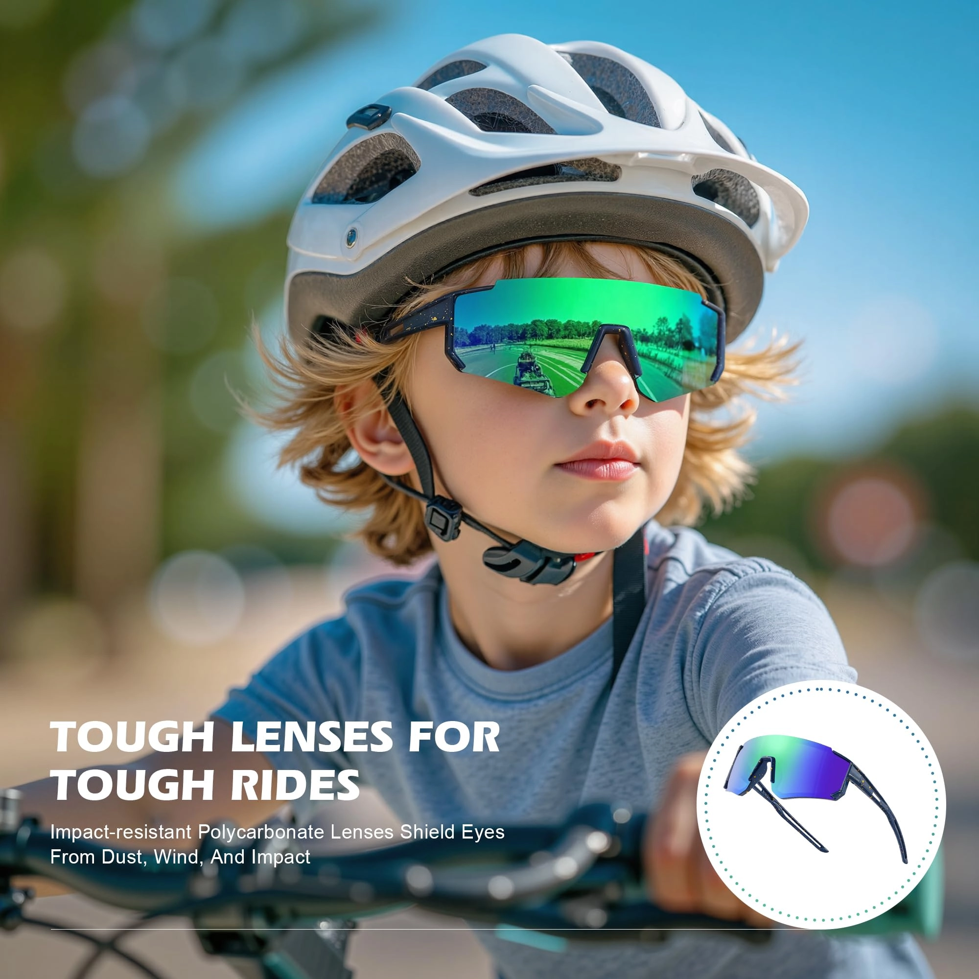 Kids Baseball Sunglasses - Multicolor Gift Set