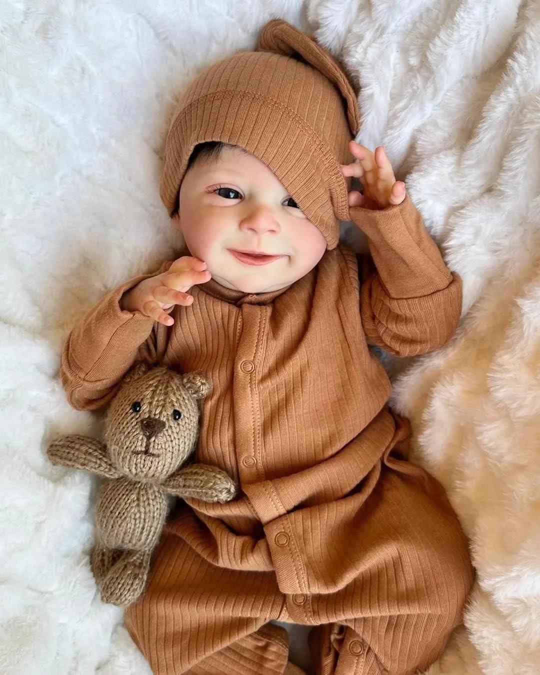 Reborn Baby Doll - 18 Inches 48 cm Silicone Baby Boy Ages 3+