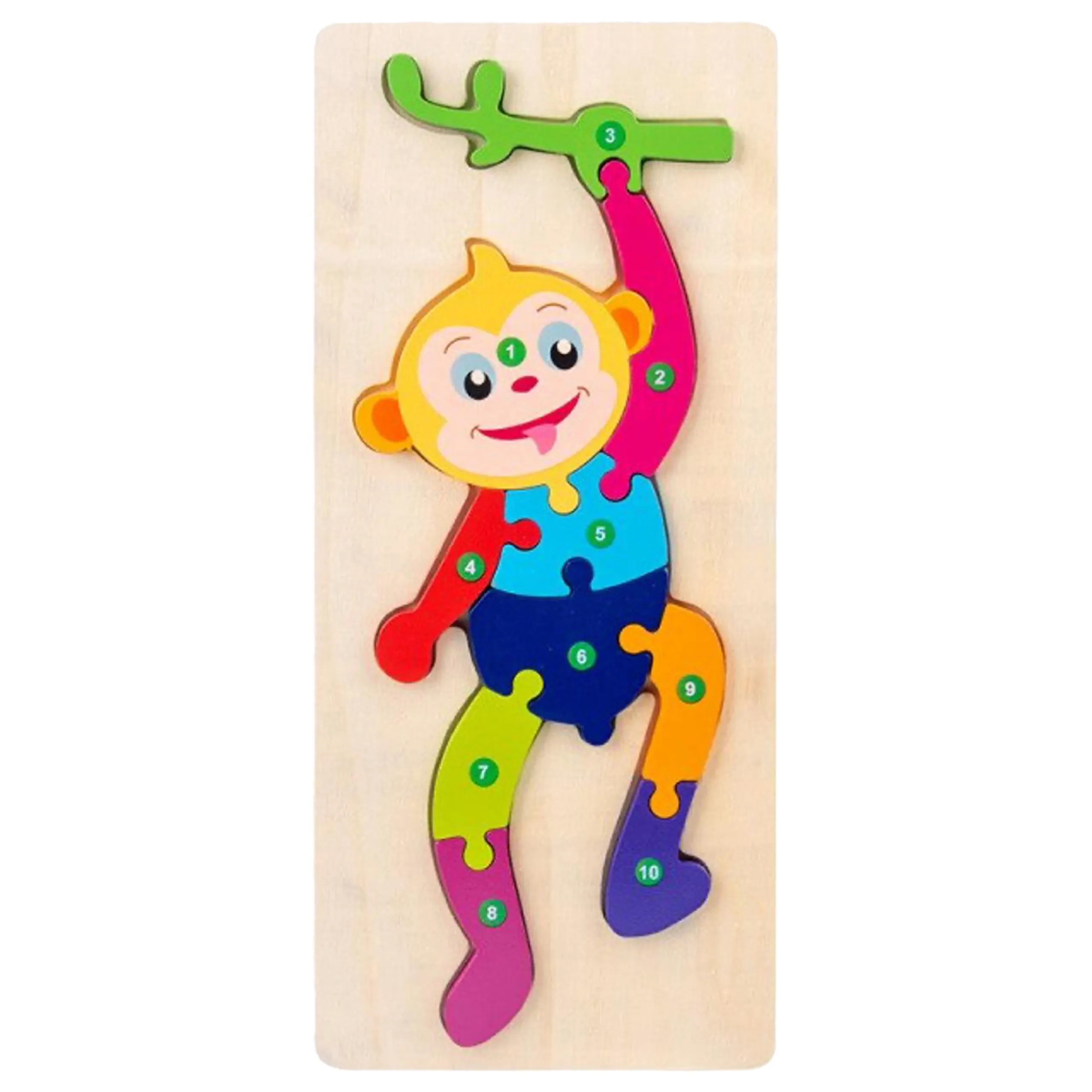 Highland Monkey 3D Puzzle - Suitable for 2 years and above 11 pieces