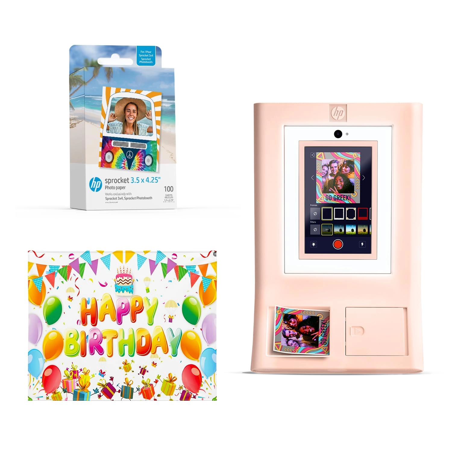 C&A Marketing Inc. Sprocket Photo Booth AMZHPSPPBK8P - 3.x4